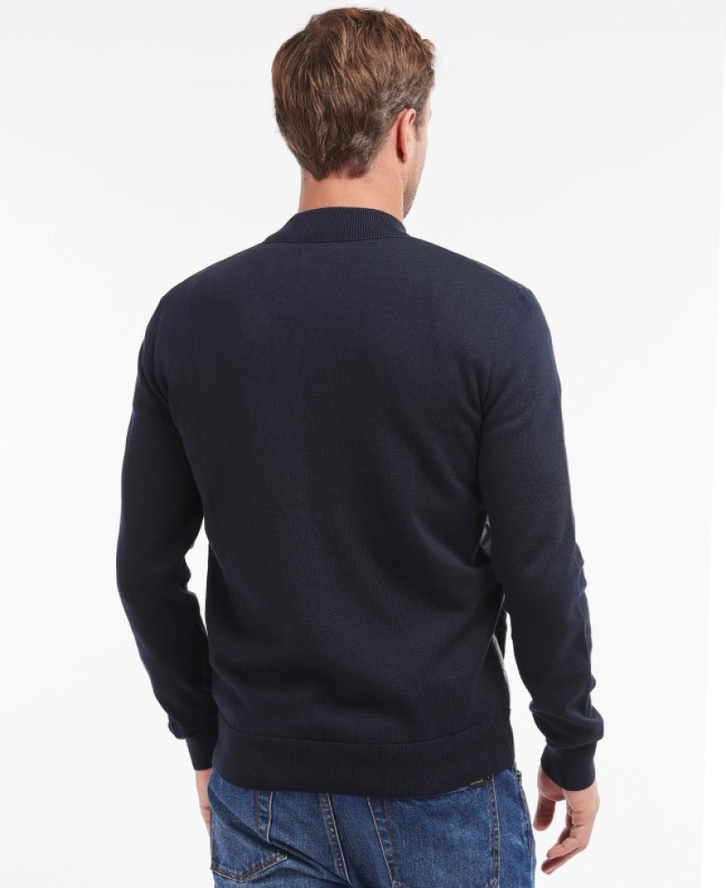 Barbour Carn Baffle Zip Thru Albastri | YDBA8616