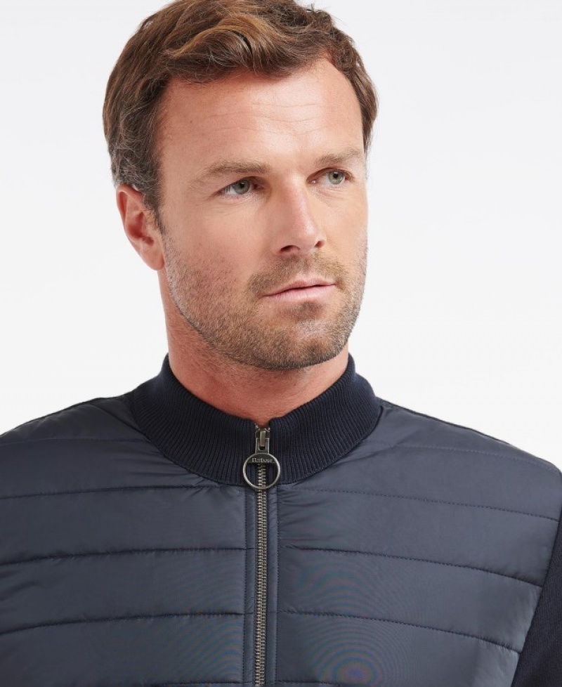 Barbour Carn Baffle Zip Thru Albastri | YDBA8616