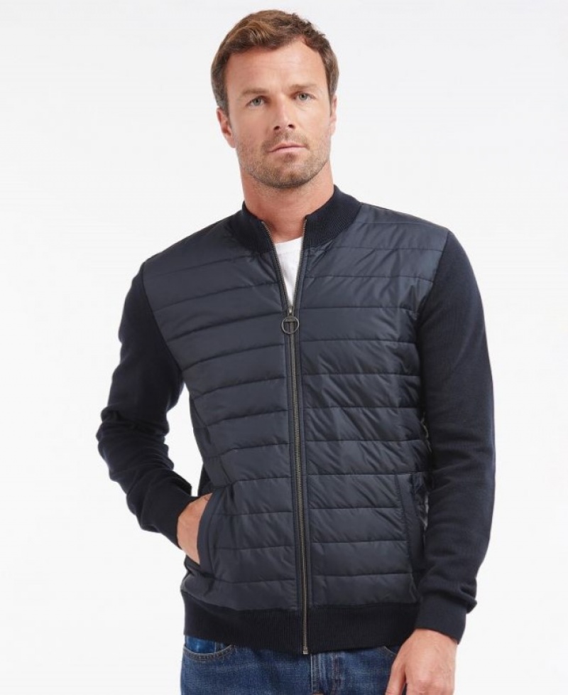 Barbour Carn Baffle Zip Thru Albastri | YDBA8616