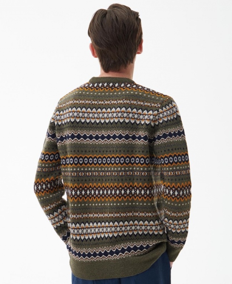 Barbour Case Fair Isle Verzi | XVKI0176