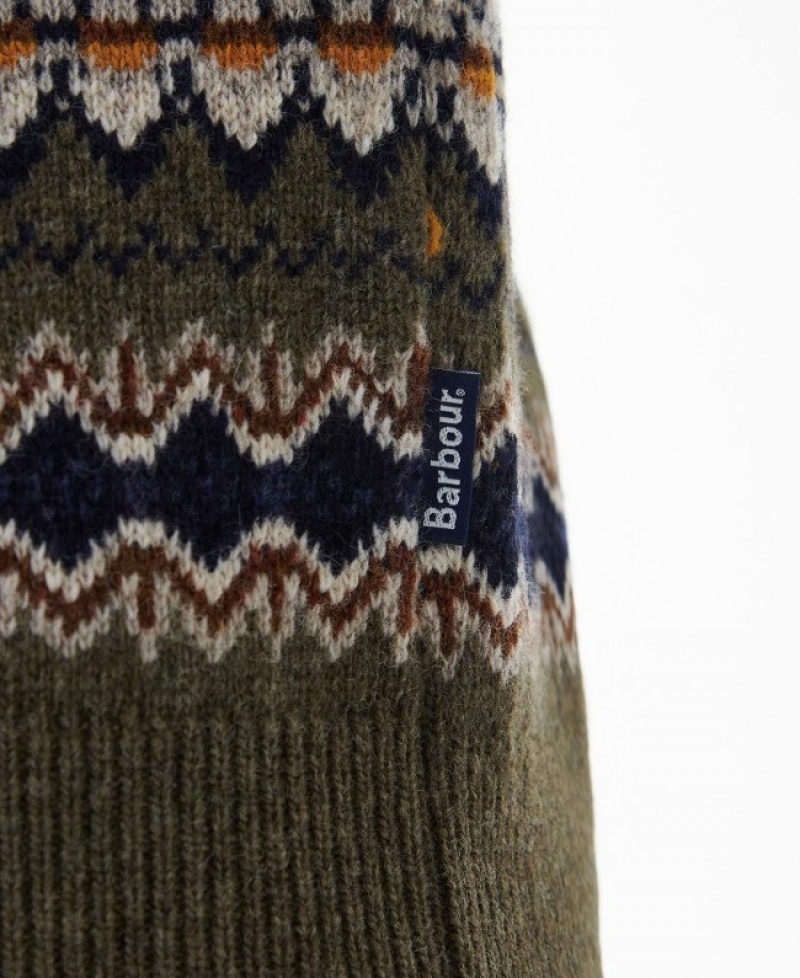 Barbour Case Fair Isle Verzi | XVKI0176