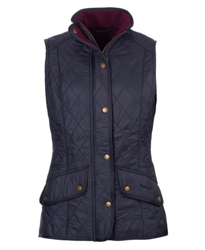 Barbour Cavalry Gilet Albastri | LSZY4014