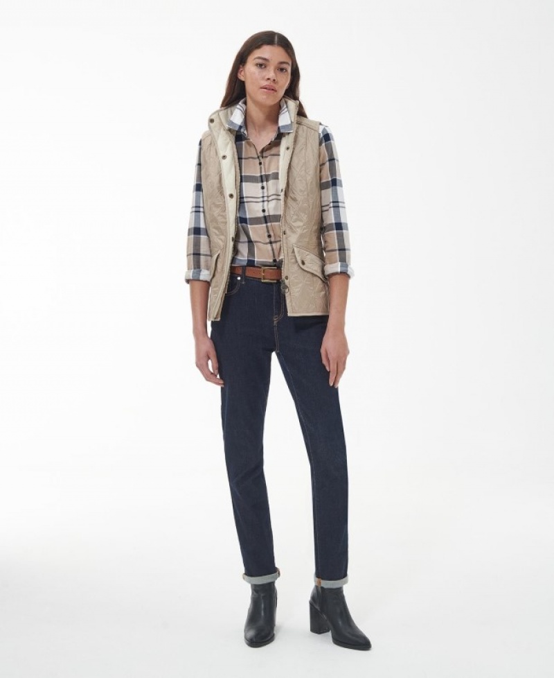 Barbour Cavalry Gilet Bej | SIQM7230