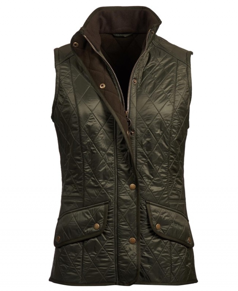 Barbour Cavalry Gilet Verzi | XYVE6005