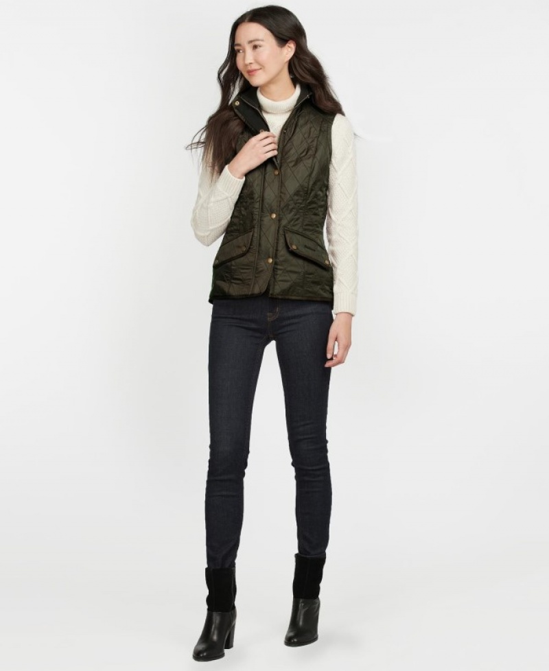 Barbour Cavalry Gilet Verzi | XYVE6005
