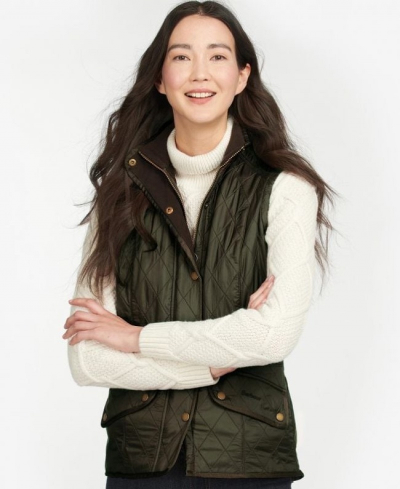 Barbour Cavalry Gilet Verzi | XYVE6005