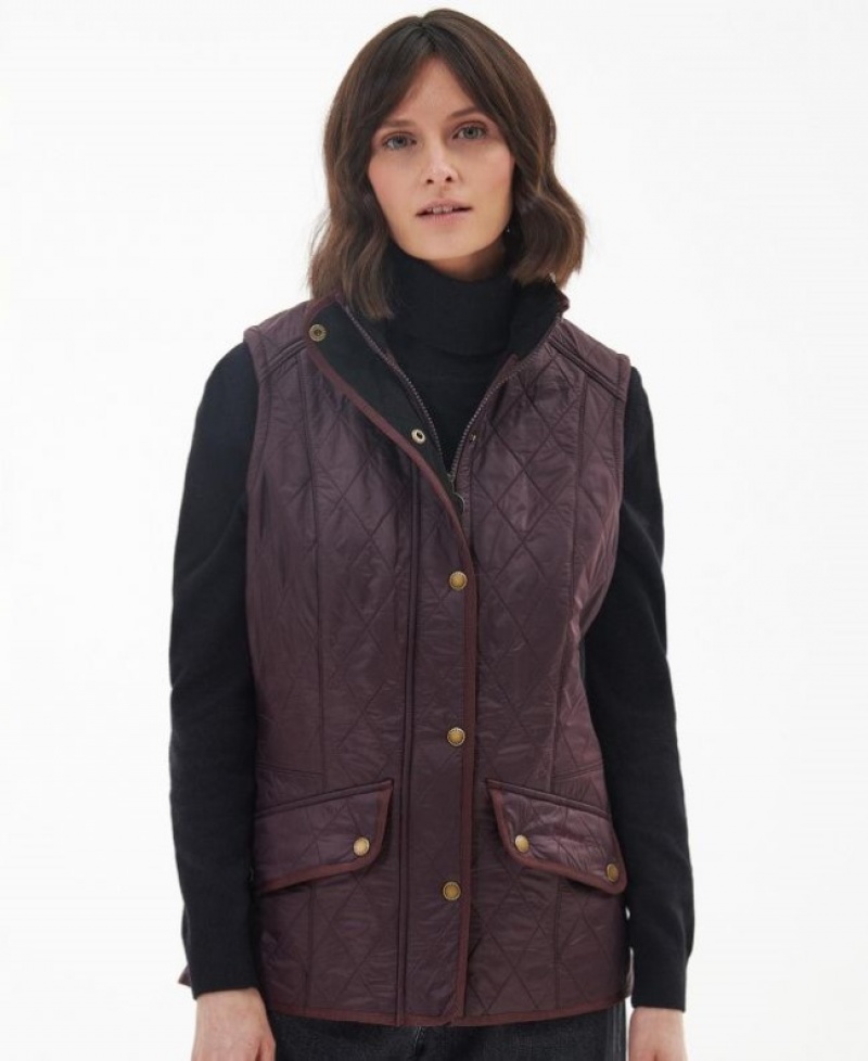 Barbour Cavalry Gilet Violet | VYMM0032