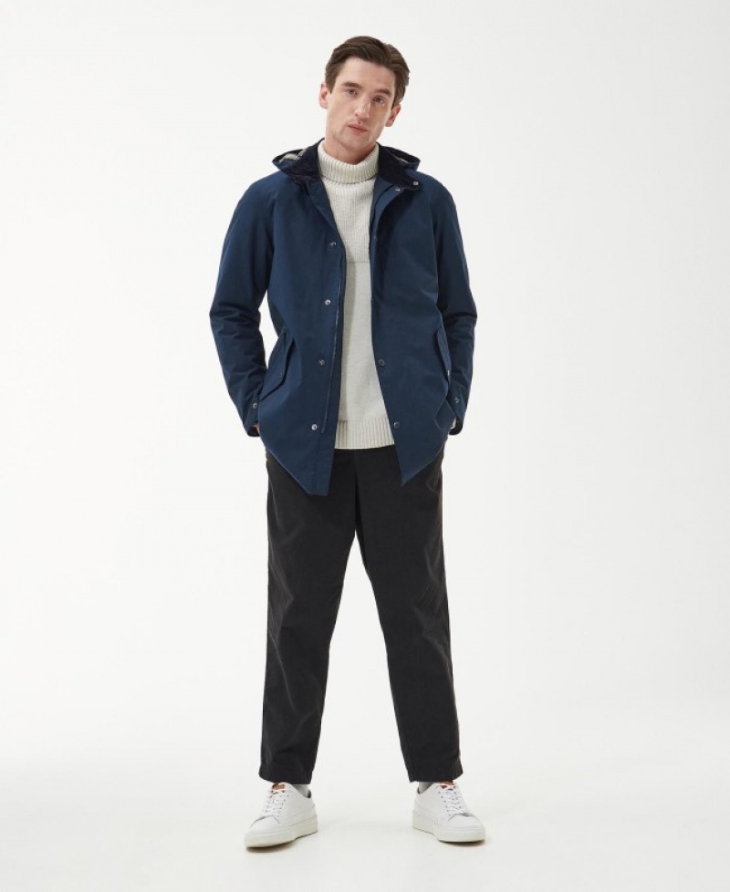 Barbour Chelsea Mac Bleumarin | ZZRZ9468