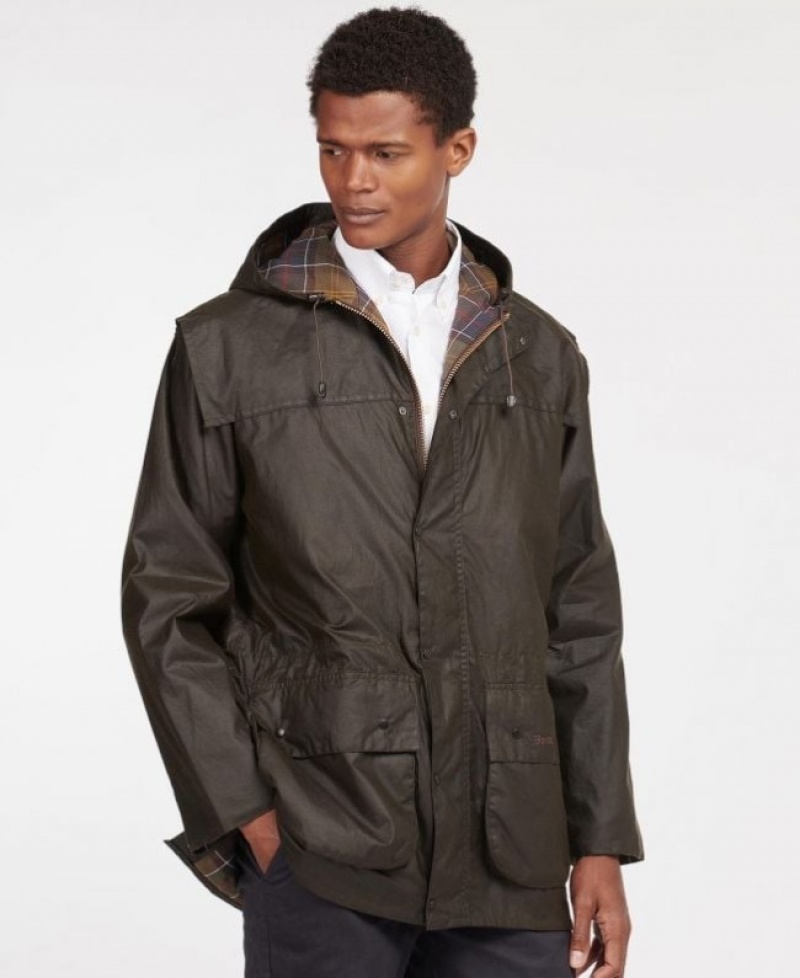 Barbour Clasici Durham Masline Verzi | KQFX1376