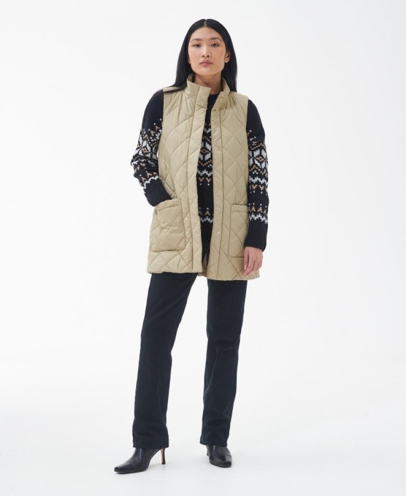 Barbour Cosmia Liner Waistcoat Bej | GYIS3674
