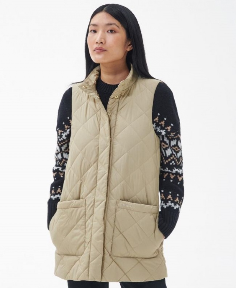Barbour Cosmia Liner Waistcoat Bej | GYIS3674