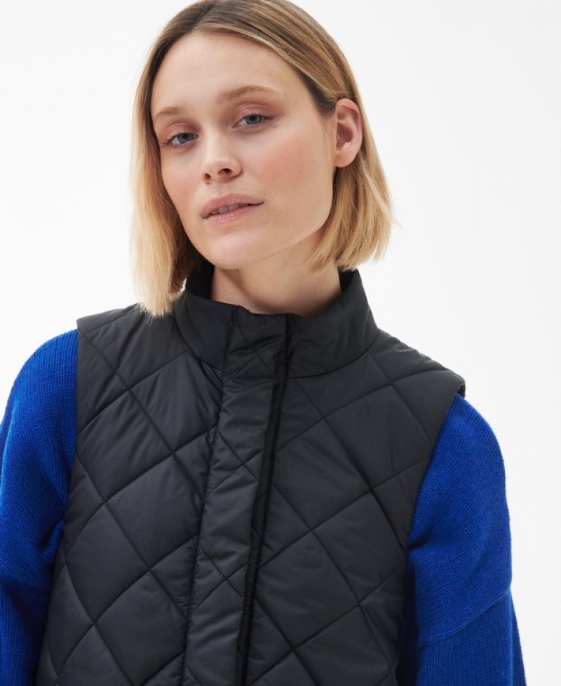 Barbour Cosmia Liner Waistcoat Negrii | ACPC8250