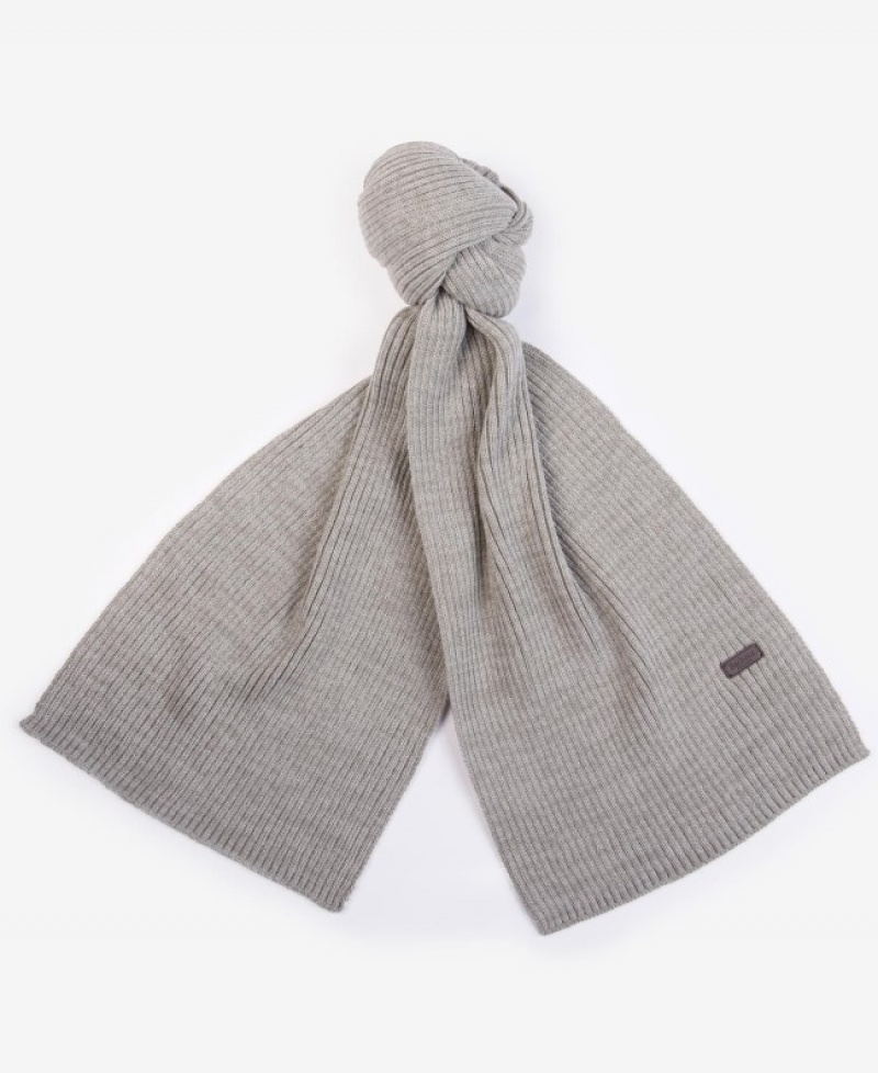 Barbour Crimdon Beanie & Scarf Gri Deschis | TSKE5995