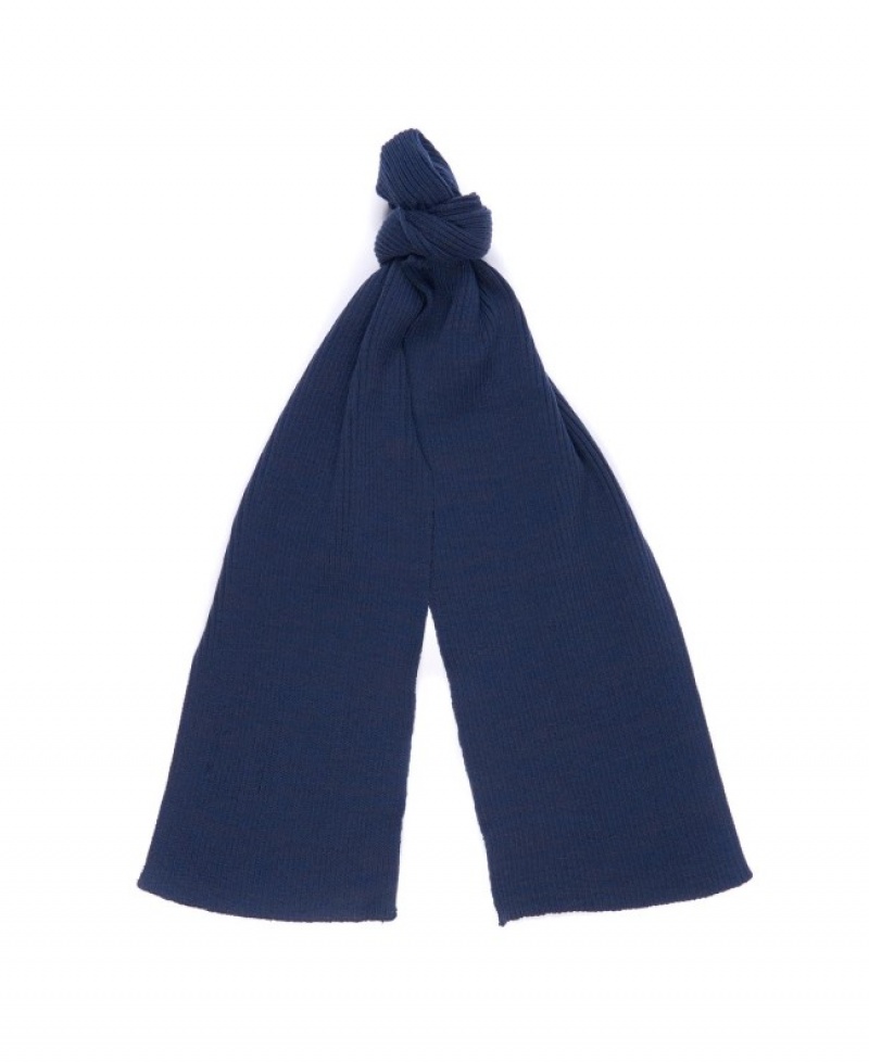 Barbour Crimdon Beanie and Scarf Albastri | MICE4873
