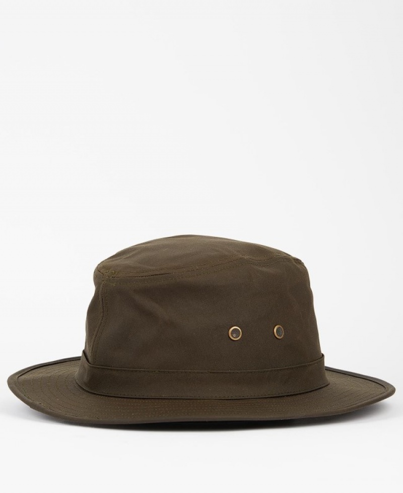 Barbour Dawson Wax Safari Masline Verzi Inchis | CLIH4753