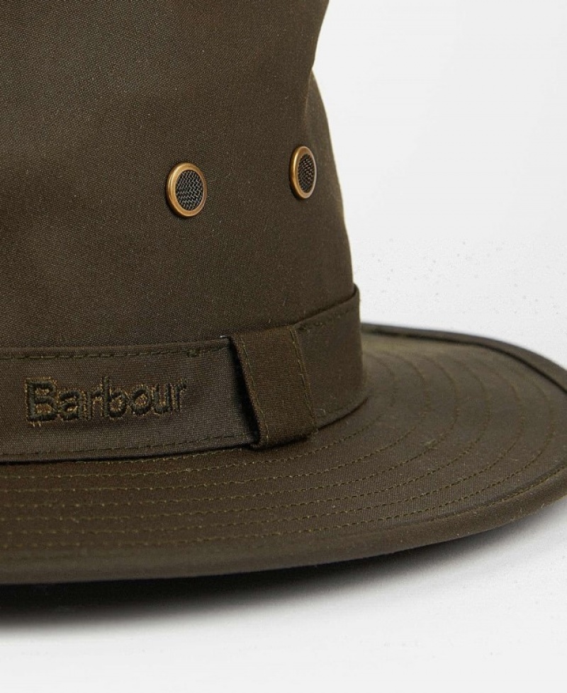 Barbour Dawson Wax Safari Masline Verzi Inchis | CLIH4753