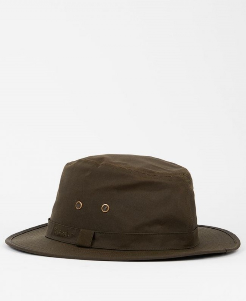 Barbour Dawson Wax Safari Masline Verzi Inchis | CLIH4753