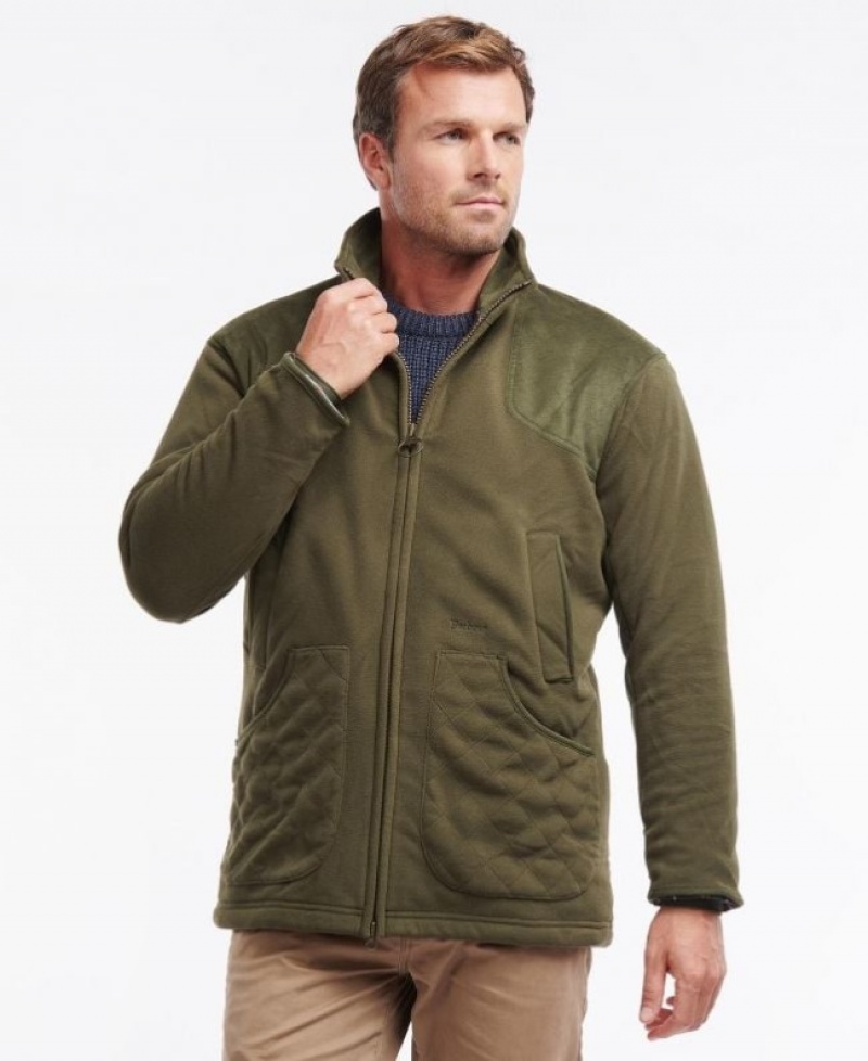 Barbour Dunmoor Fleece Masline Verzi | WOTU9970