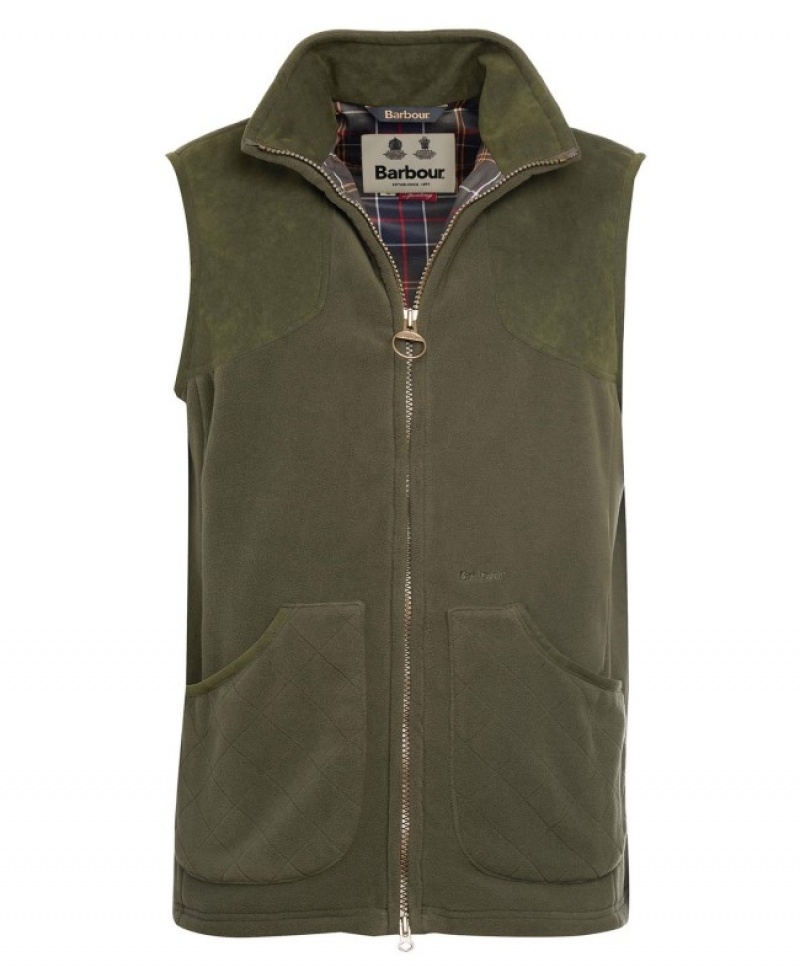 Barbour Dunmoor Gilet Masline Verzi | PSMK5930