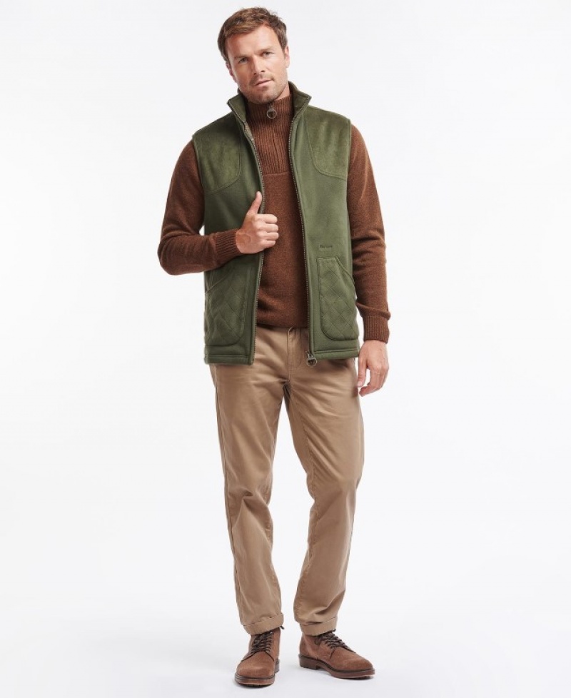 Barbour Dunmoor Gilet Masline Verzi | PSMK5930