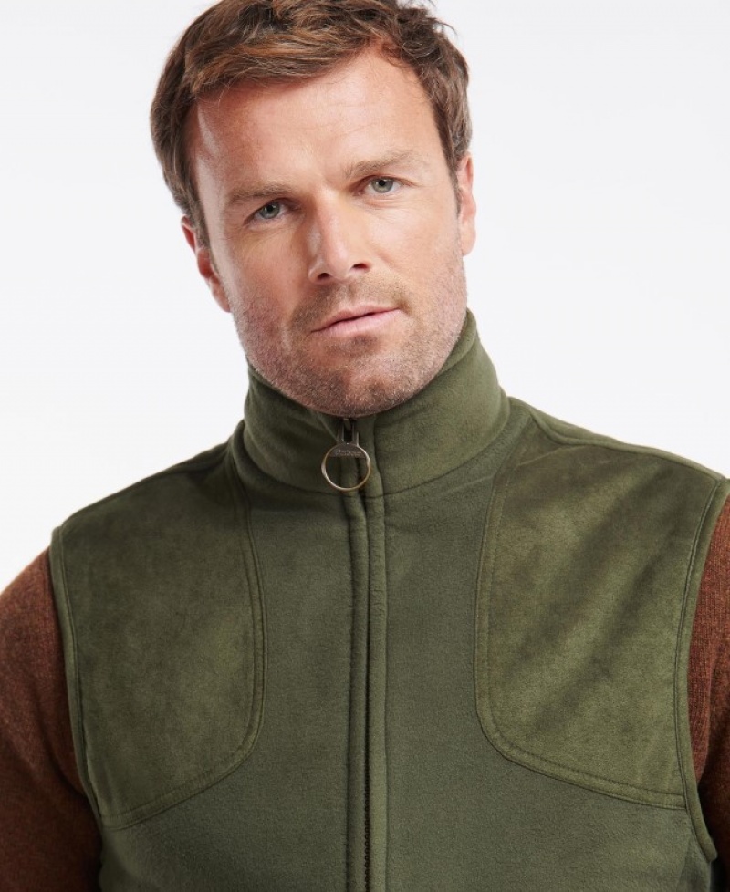 Barbour Dunmoor Gilet Masline Verzi | PSMK5930