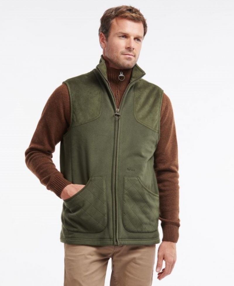 Barbour Dunmoor Gilet Masline Verzi | PSMK5930