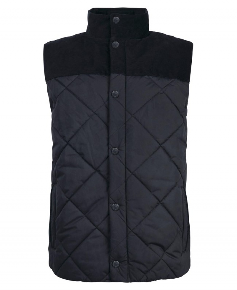 Barbour Elmwood Gilet Negrii | SATV7174