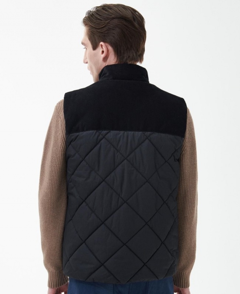 Barbour Elmwood Gilet Negrii | SATV7174