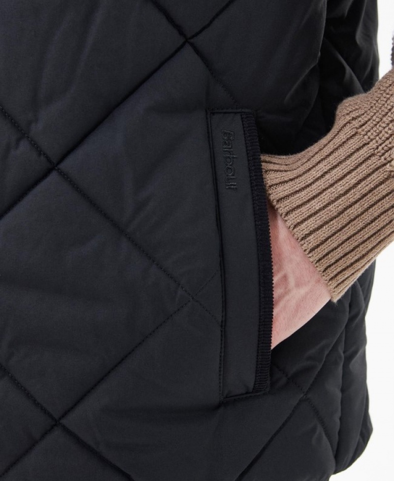 Barbour Elmwood Gilet Negrii | SATV7174