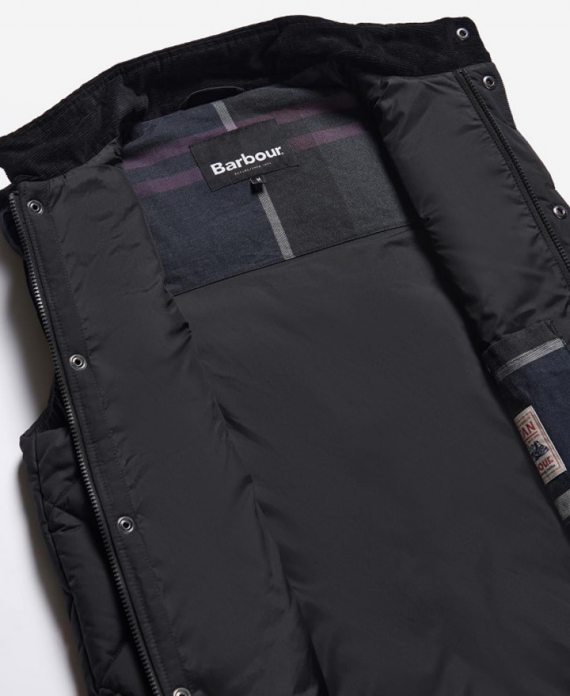 Barbour Elmwood Gilet Negrii | SATV7174
