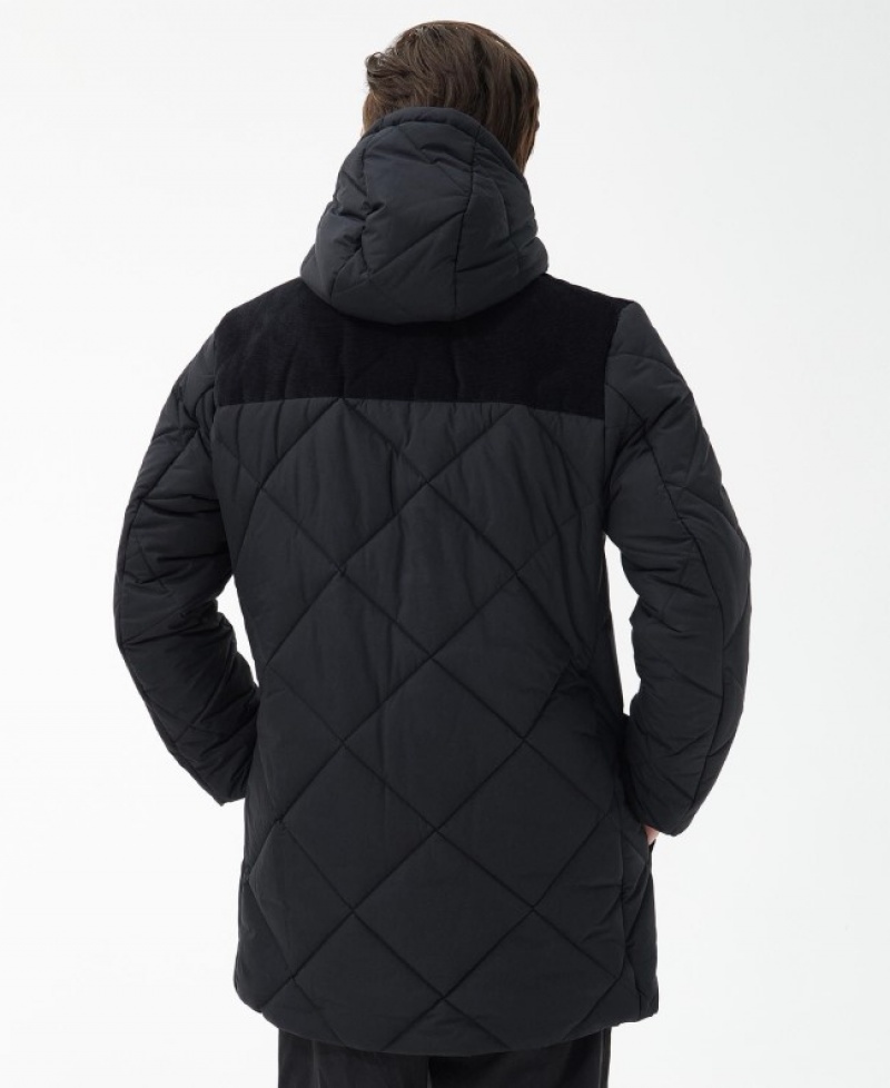 Barbour Elmwood Parka Negrii | WMGS1824