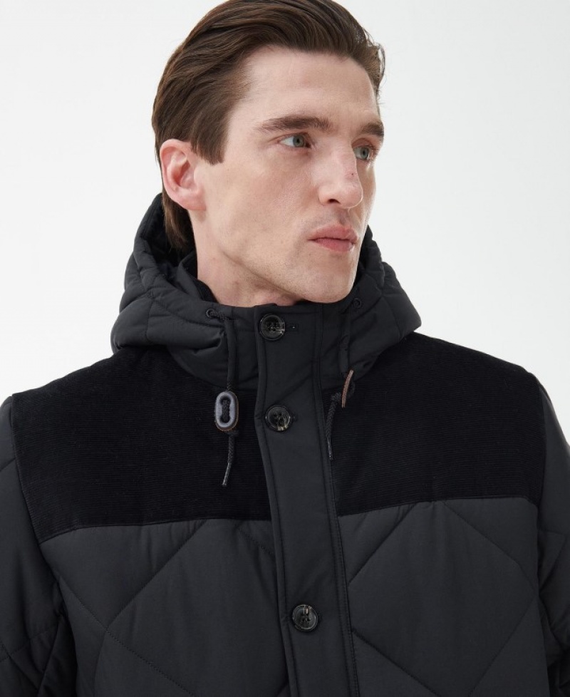 Barbour Elmwood Parka Negrii | WMGS1824