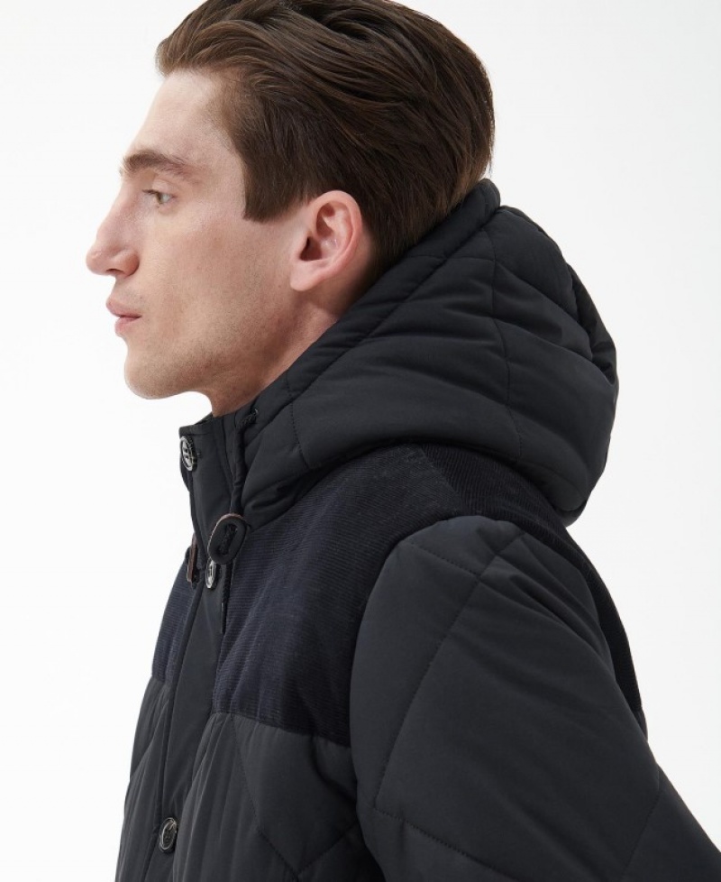 Barbour Elmwood Parka Negrii | WMGS1824