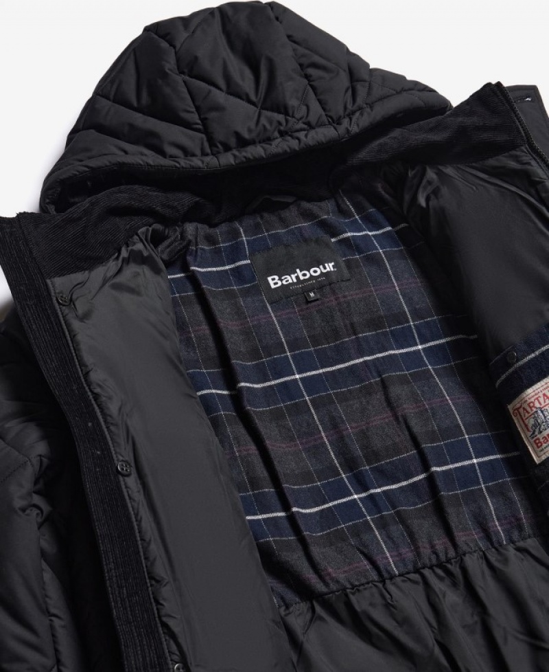 Barbour Elmwood Parka Negrii | WMGS1824