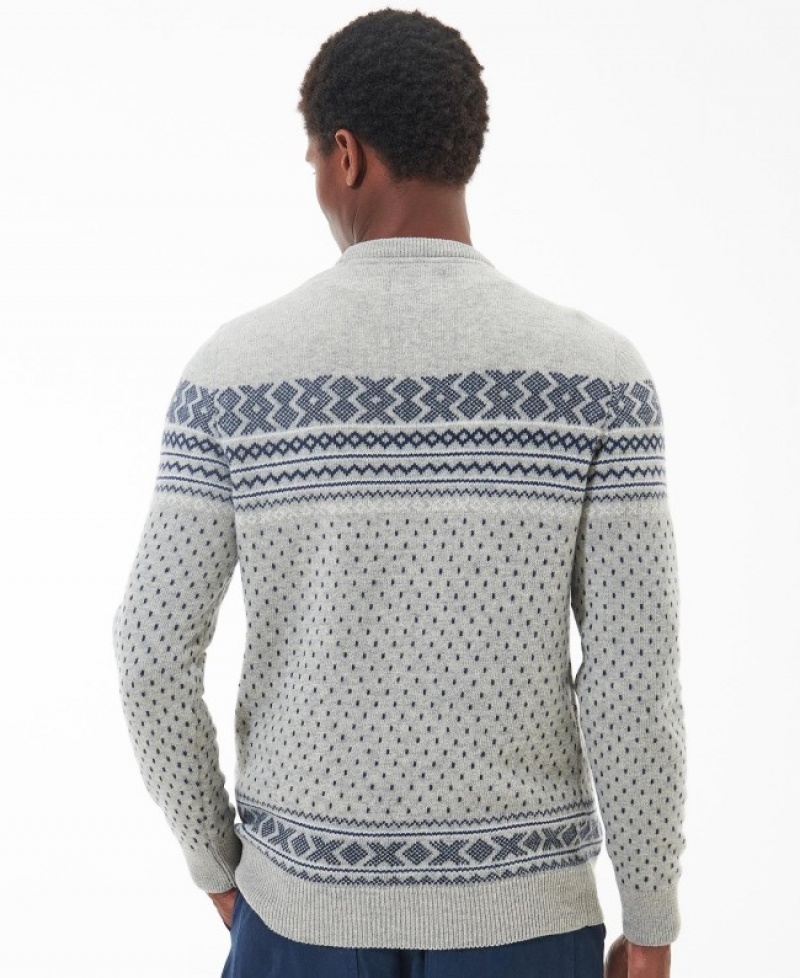 Barbour Essential Fairisle Gri | JSQH1468
