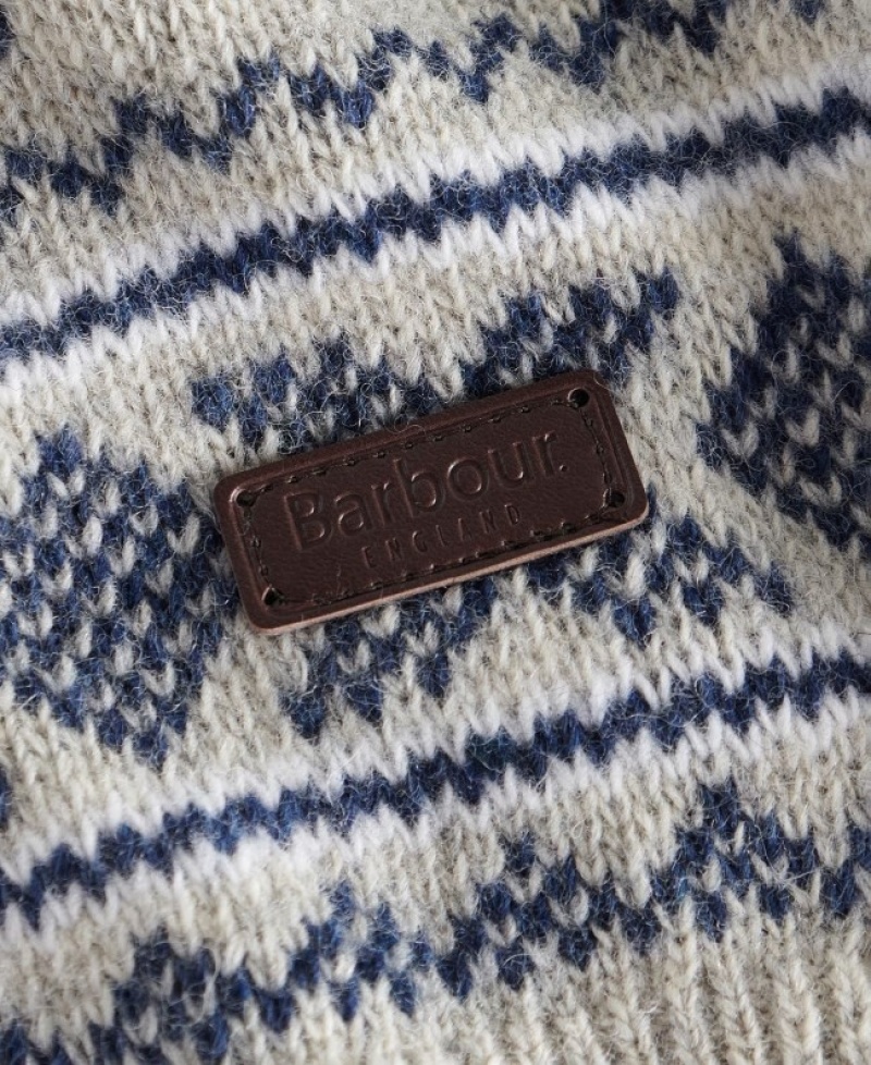 Barbour Essential Fairisle Gri | JSQH1468