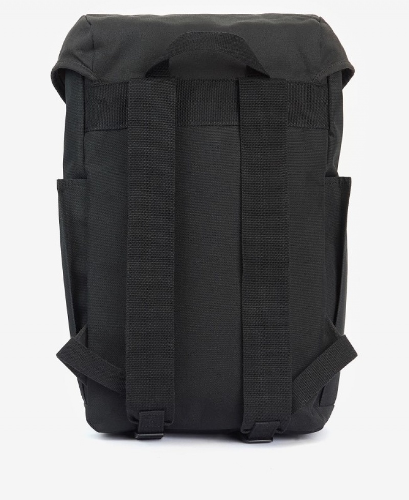 Barbour Essential Wax Backpack Negrii | WYWL9526