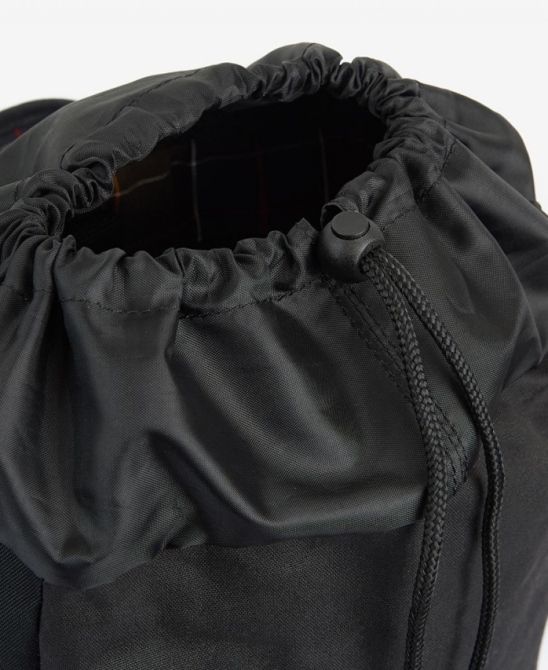 Barbour Essential Wax Backpack Negrii | WYWL9526