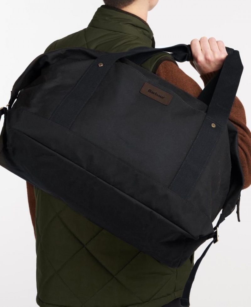 Barbour Essential Wax Holdall Bleumarin | QGJY7325