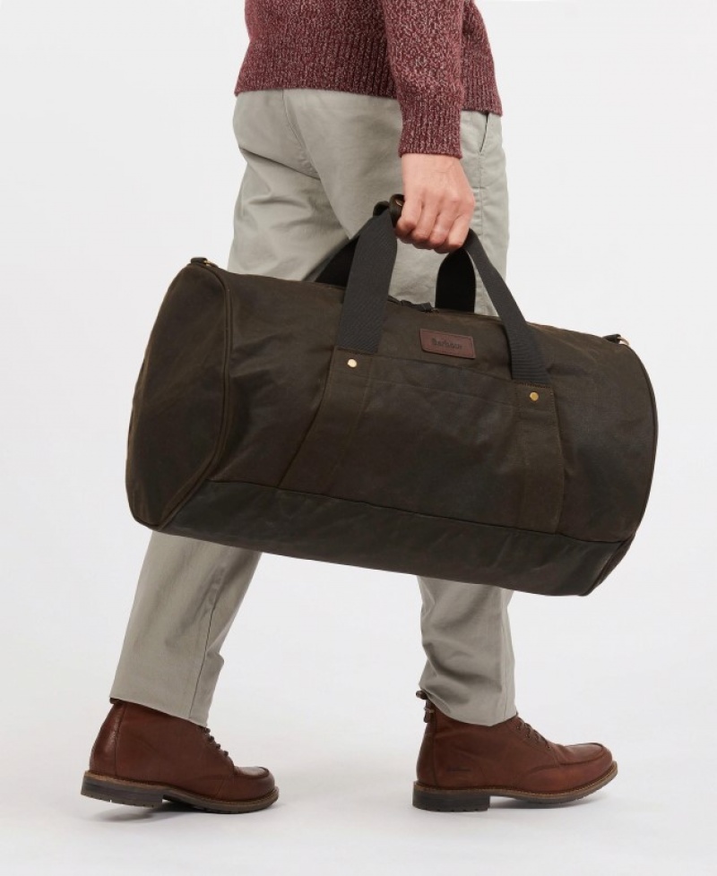 Barbour Explorer Wax Duffle Masline Verzi | MKPW4744