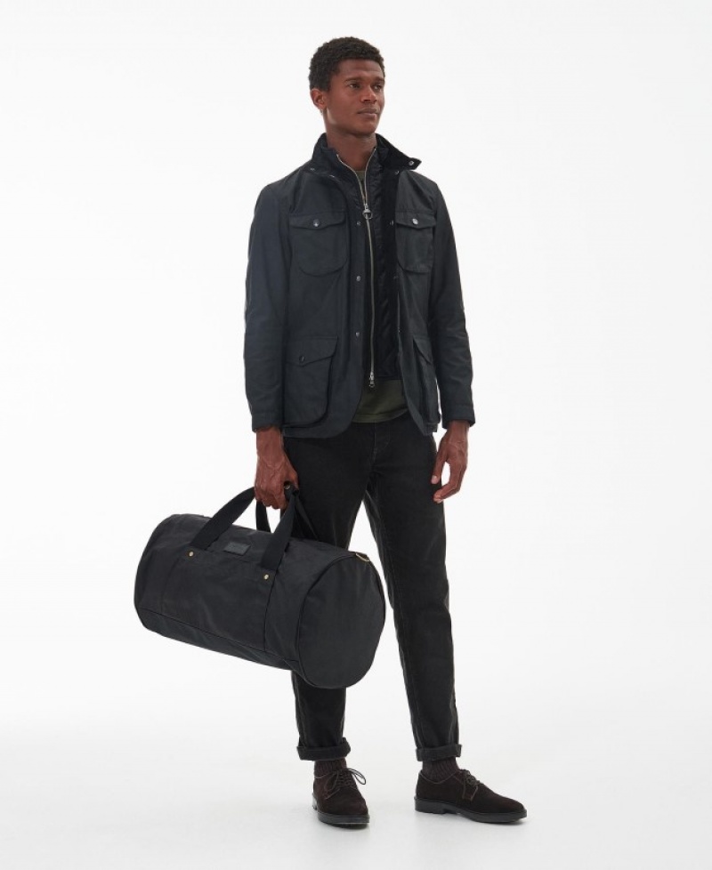 Barbour Explorer Wax Duffle Negrii | PBTO8171