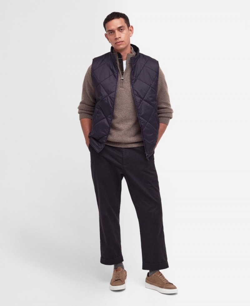 Barbour Finn Gilet Albastri | HQLO7661