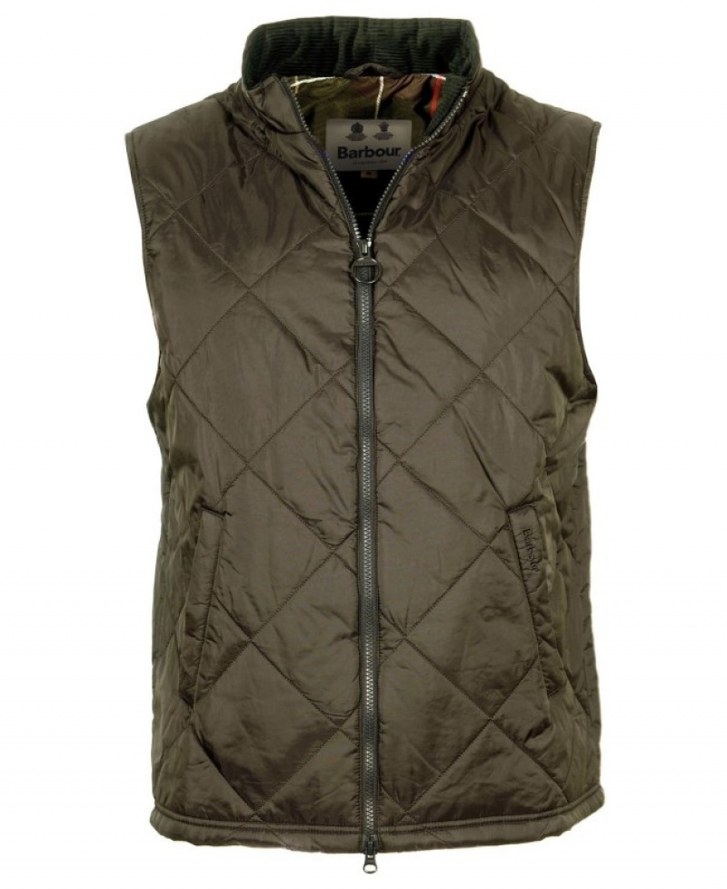 Barbour Finn Gilet Verzi | QLTF2787