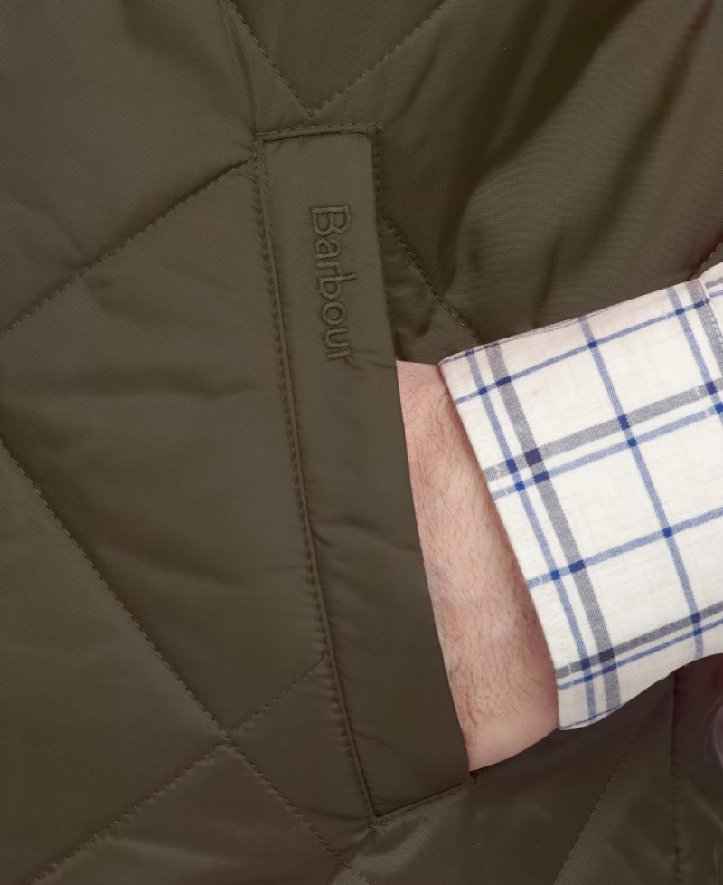 Barbour Finn Gilet Verzi | QLTF2787