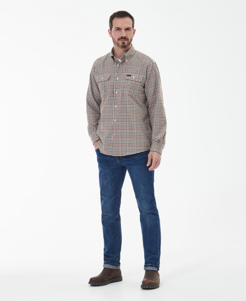 Barbour Foss Regular Verzi | AHMA0374