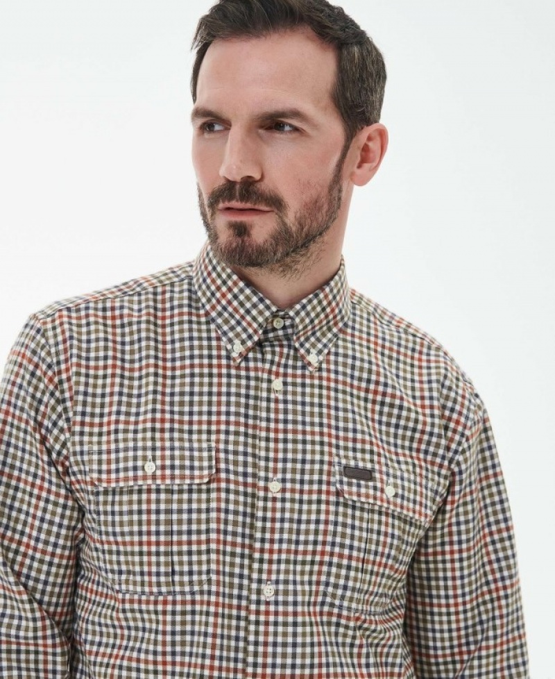 Barbour Foss Regular Verzi | AHMA0374