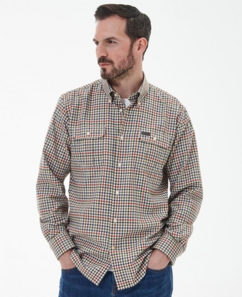 Barbour Foss Regular Verzi | AHMA0374