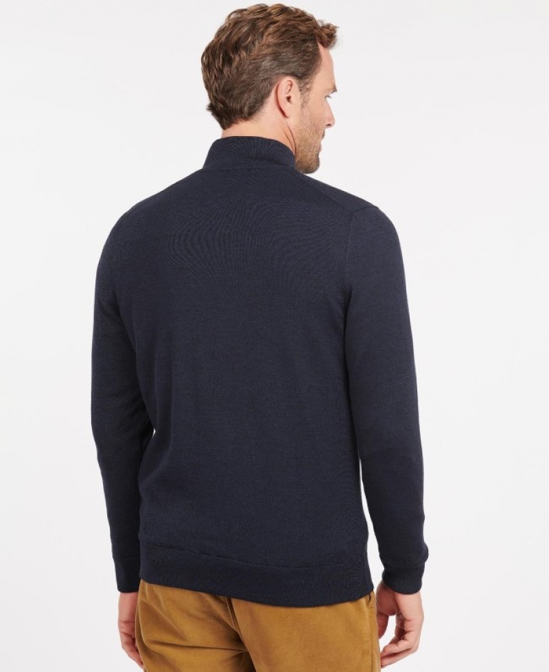 Barbour Gamlan Half Zip Albastri | OLON2486