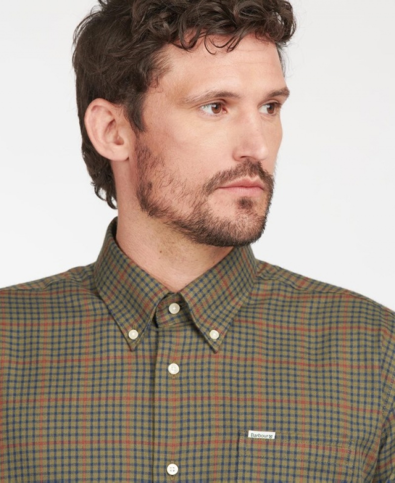 Barbour Henderson Thermo Weave Masline Verzi | HRQB8923