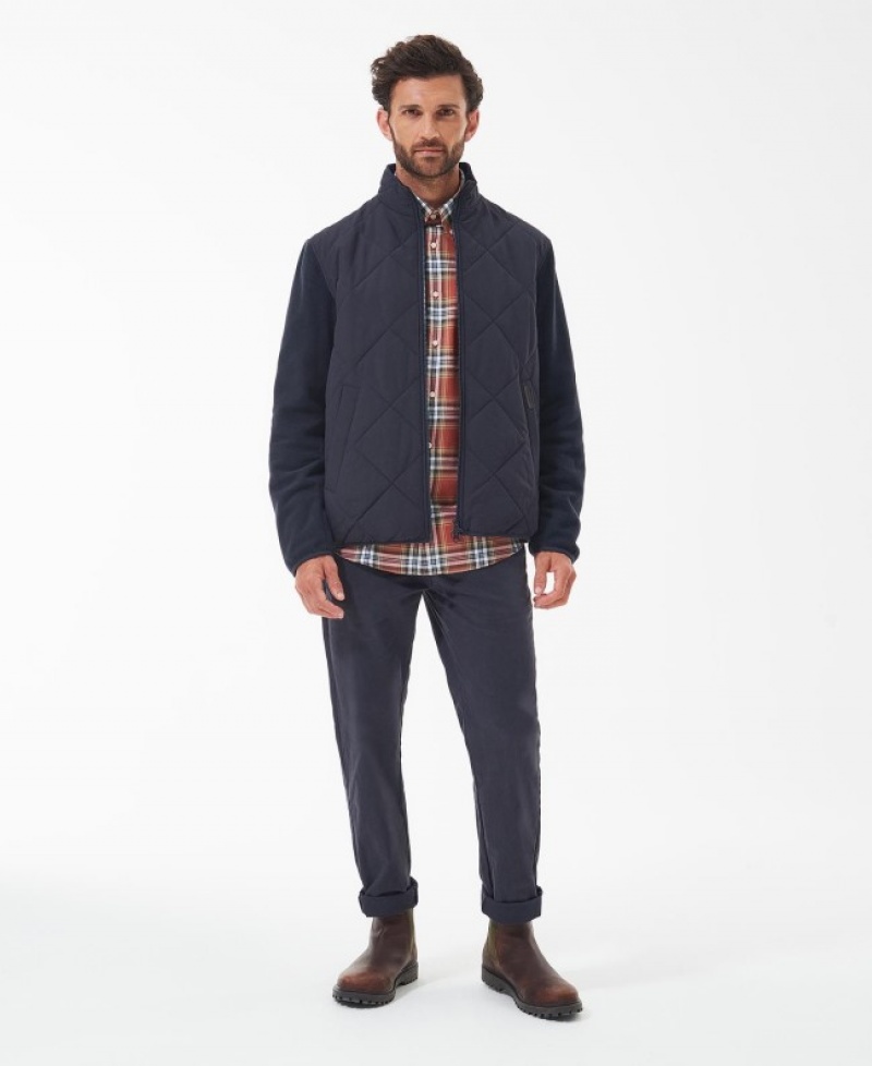 Barbour Hibrid Fleece Bleumarin | IHQS1539